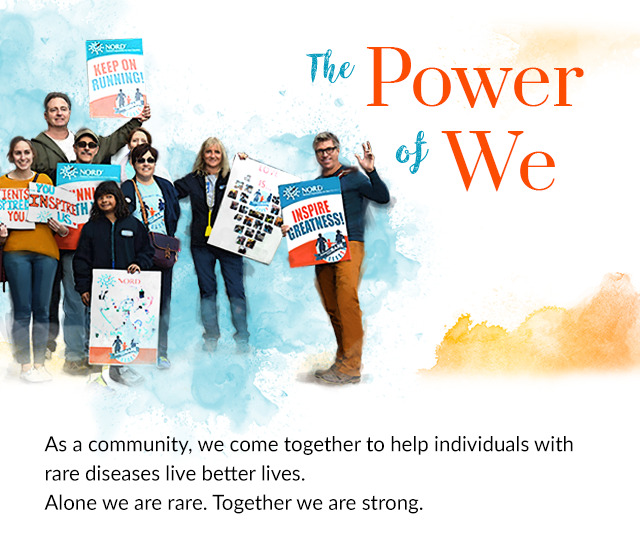 Rare disease community members gathering together.